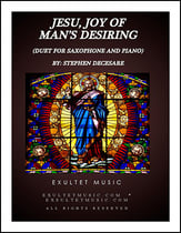 Jesu, Joy Of Man's Desiring (Duet for Soprano and Alto Sax and Piano) P.O.D. cover